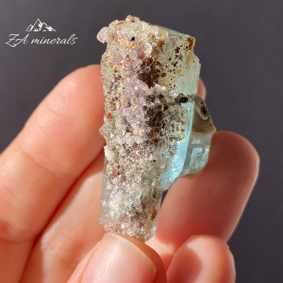 Aquamarine Hyalite Opal-AN 0.021kg IZ5