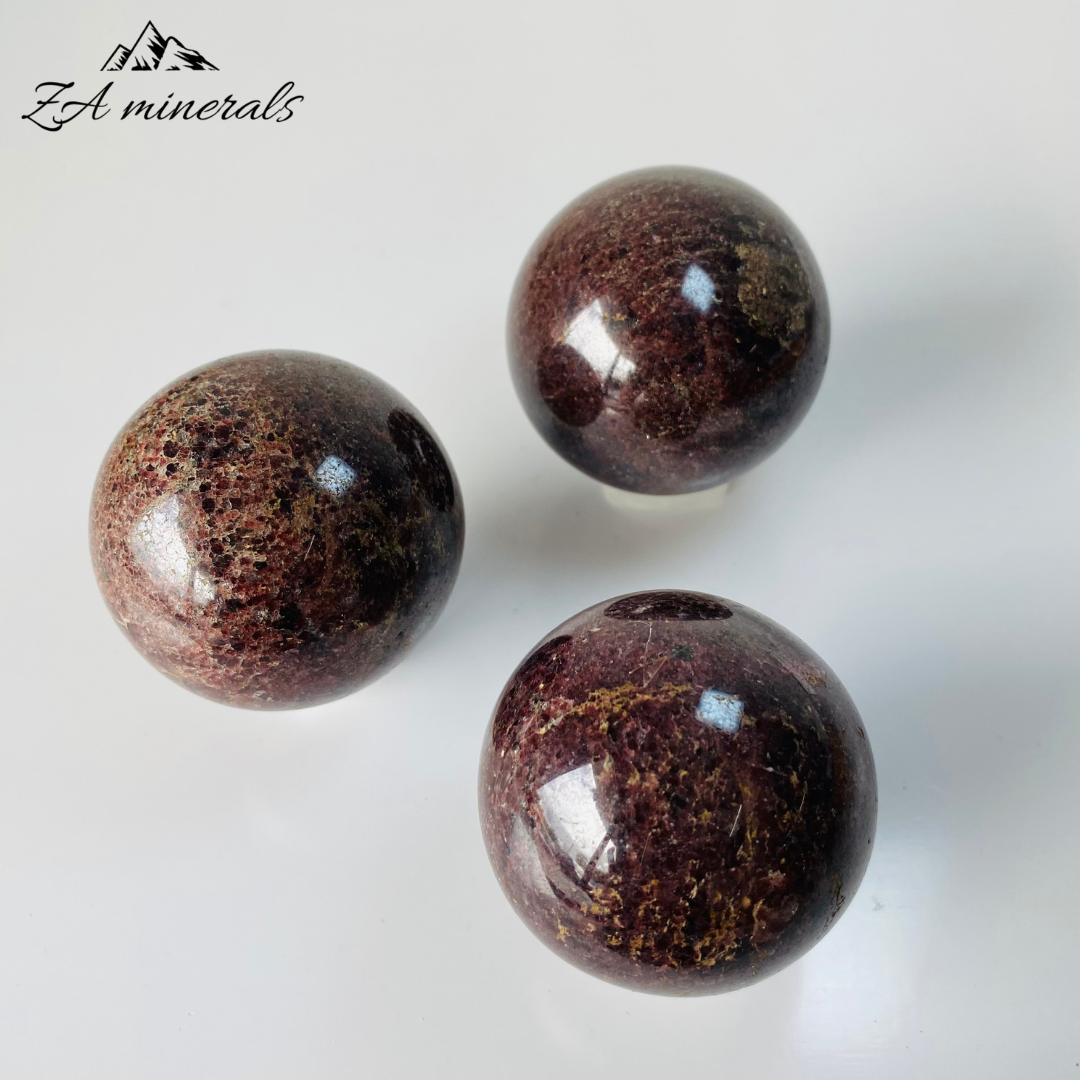 Polished Grenatite Spheres 1kg