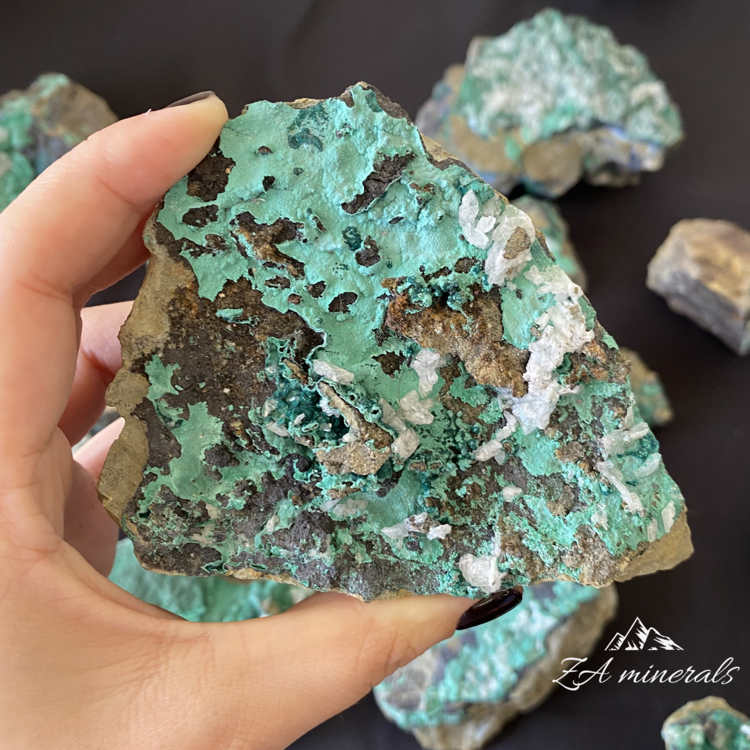 Baryte and Malachite (x16) 5kg CL3