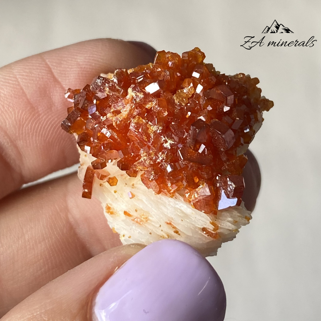 Vanadinite Barite (x19) 0.826kg RTS17