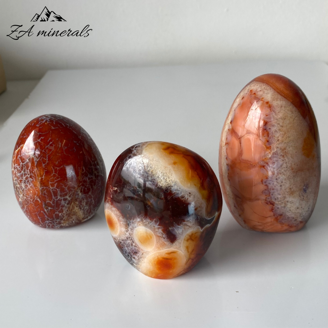 Polished Carnelian Sculptures 1kg