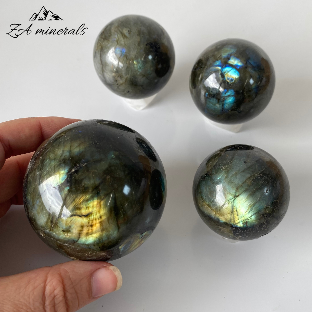 Polished Labradorite Spheres 1kg