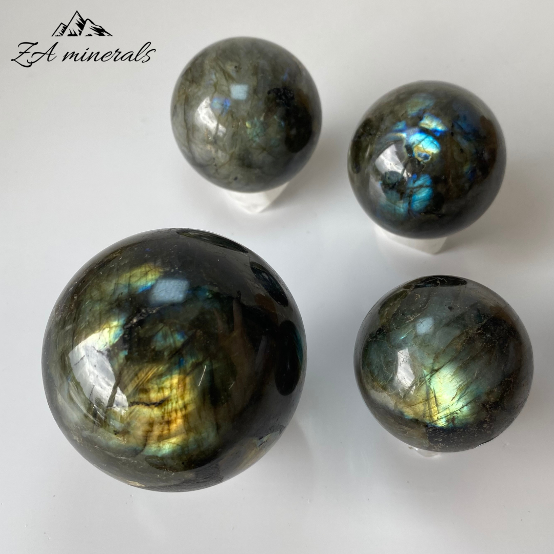 Polished Labradorite Spheres 1kg