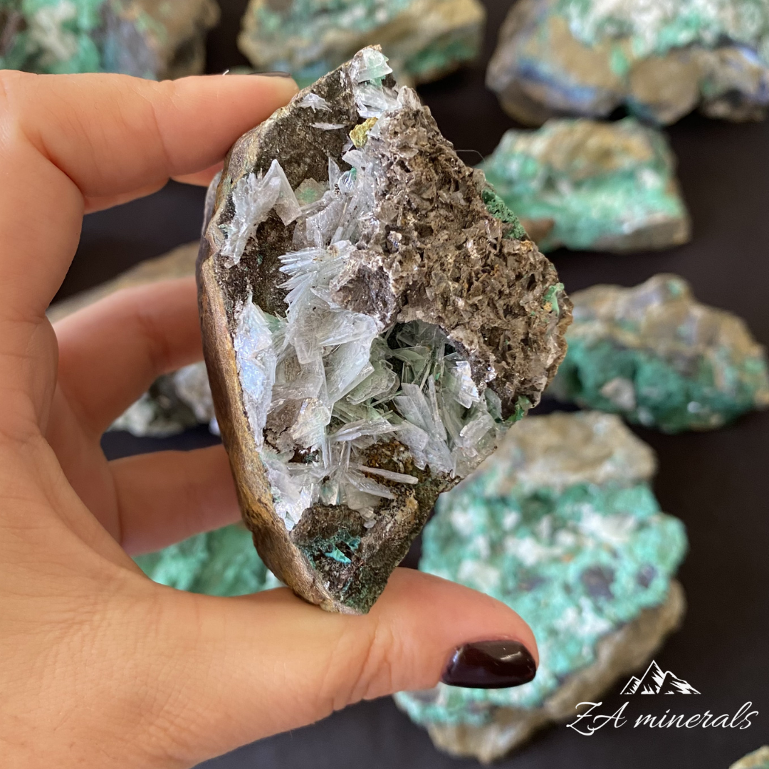 Baryte and Malachite (x16) 5kg CL3