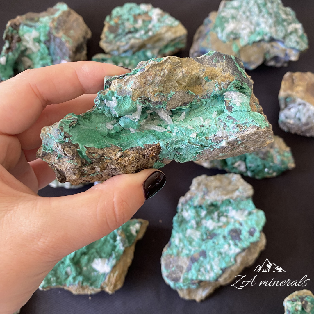 Baryte and Malachite (x16) 5kg CL3