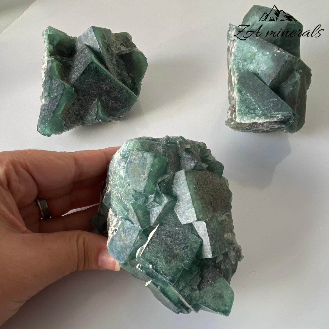 Fluorite Clusters (x3) 2.678kg