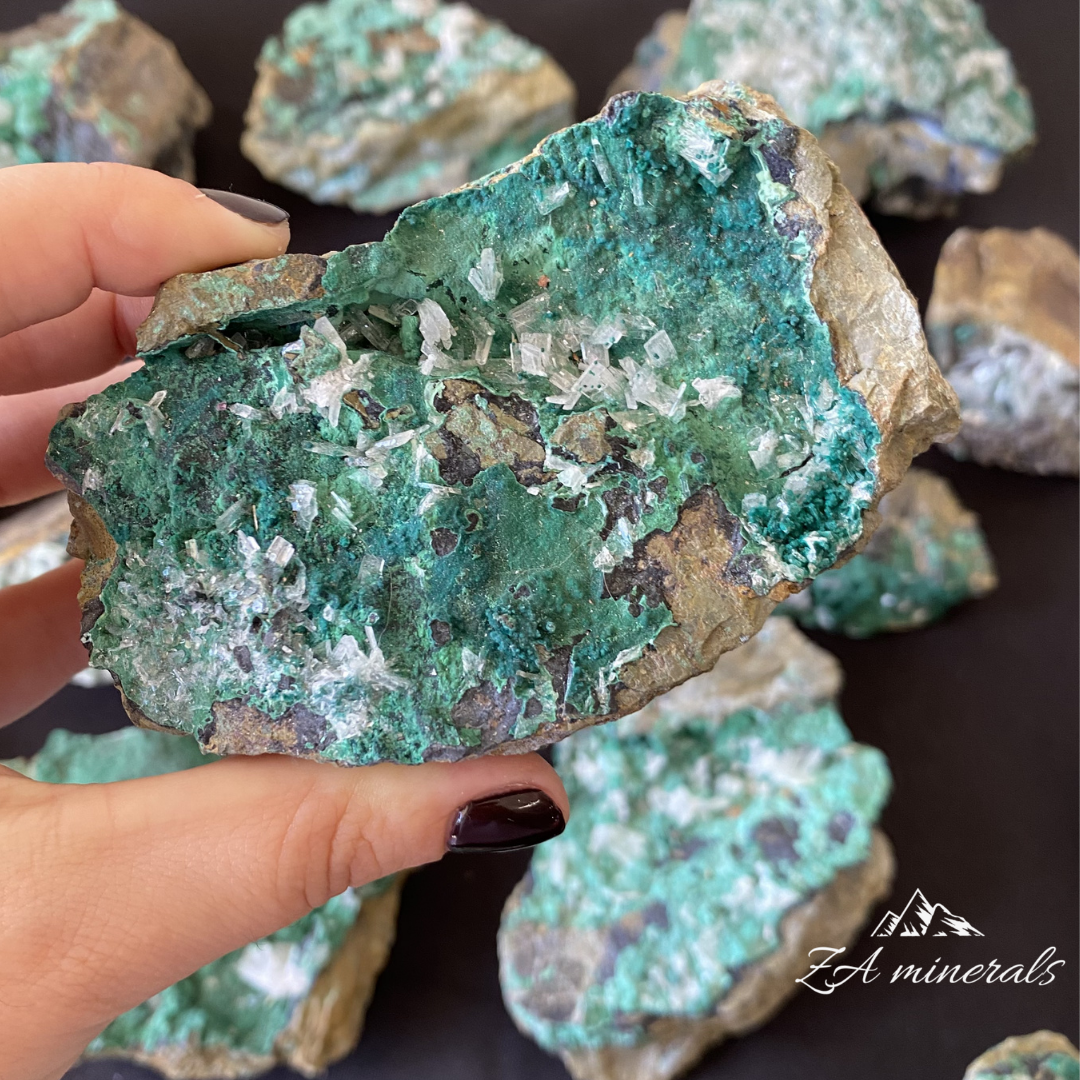 Baryte and Malachite (x16) 5kg CL3