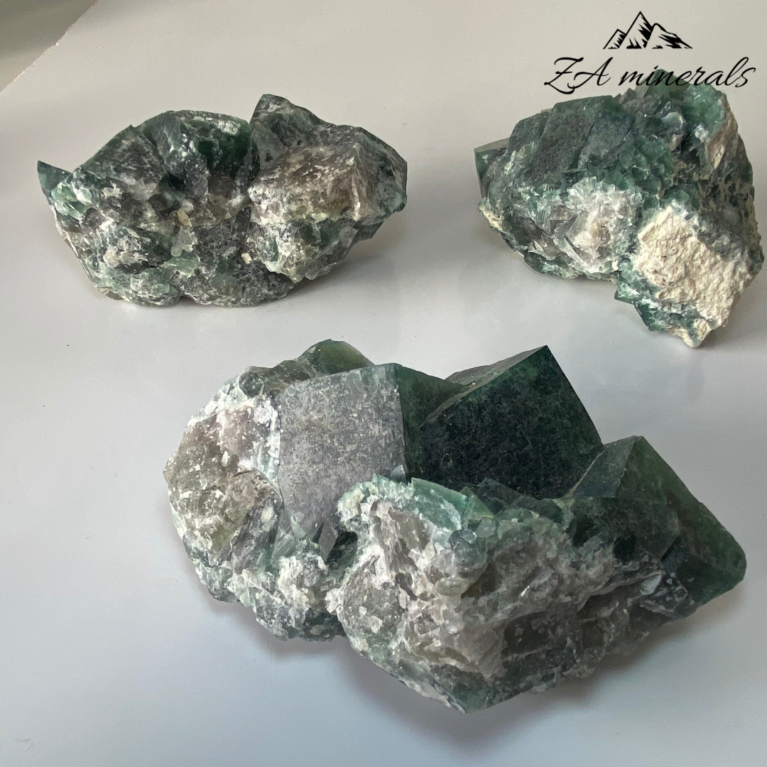 Fluorite Clusters (x3) 2.678kg