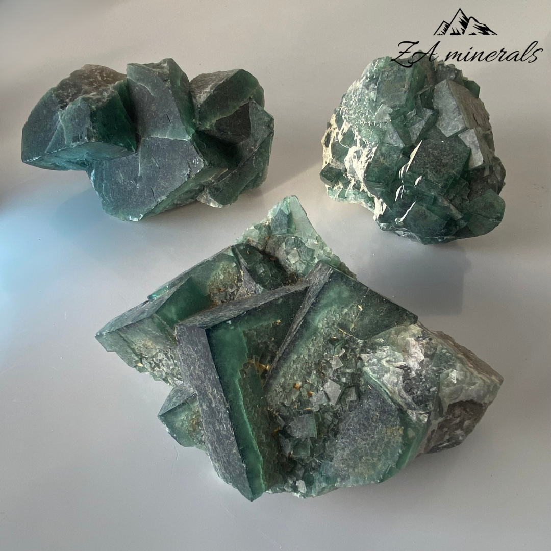 Fluorite Clusters (x3) 2.678kg