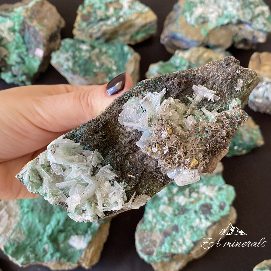 Baryte and Malachite (x16) 5kg CL3