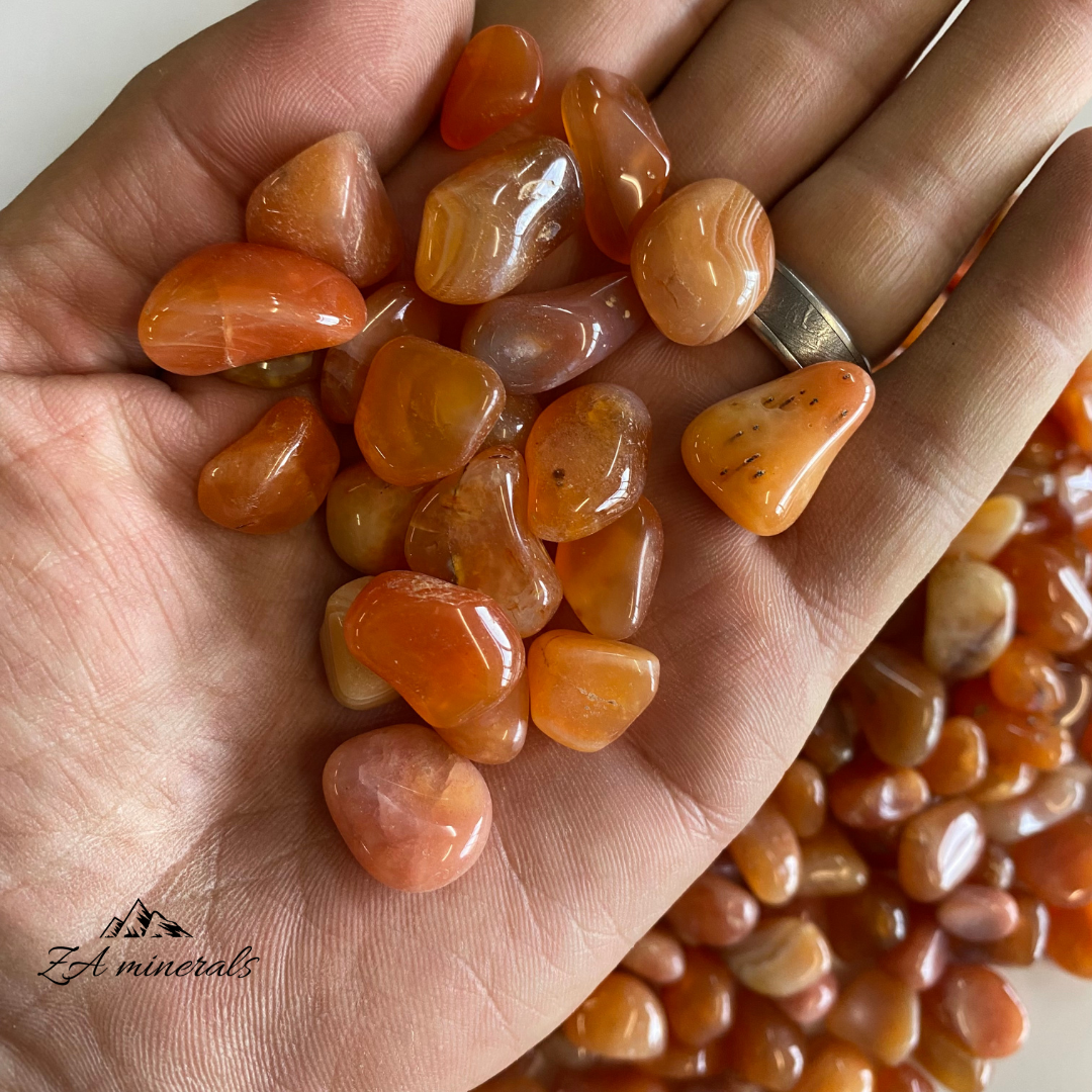 Polished Carnelian Tumbles 1kg