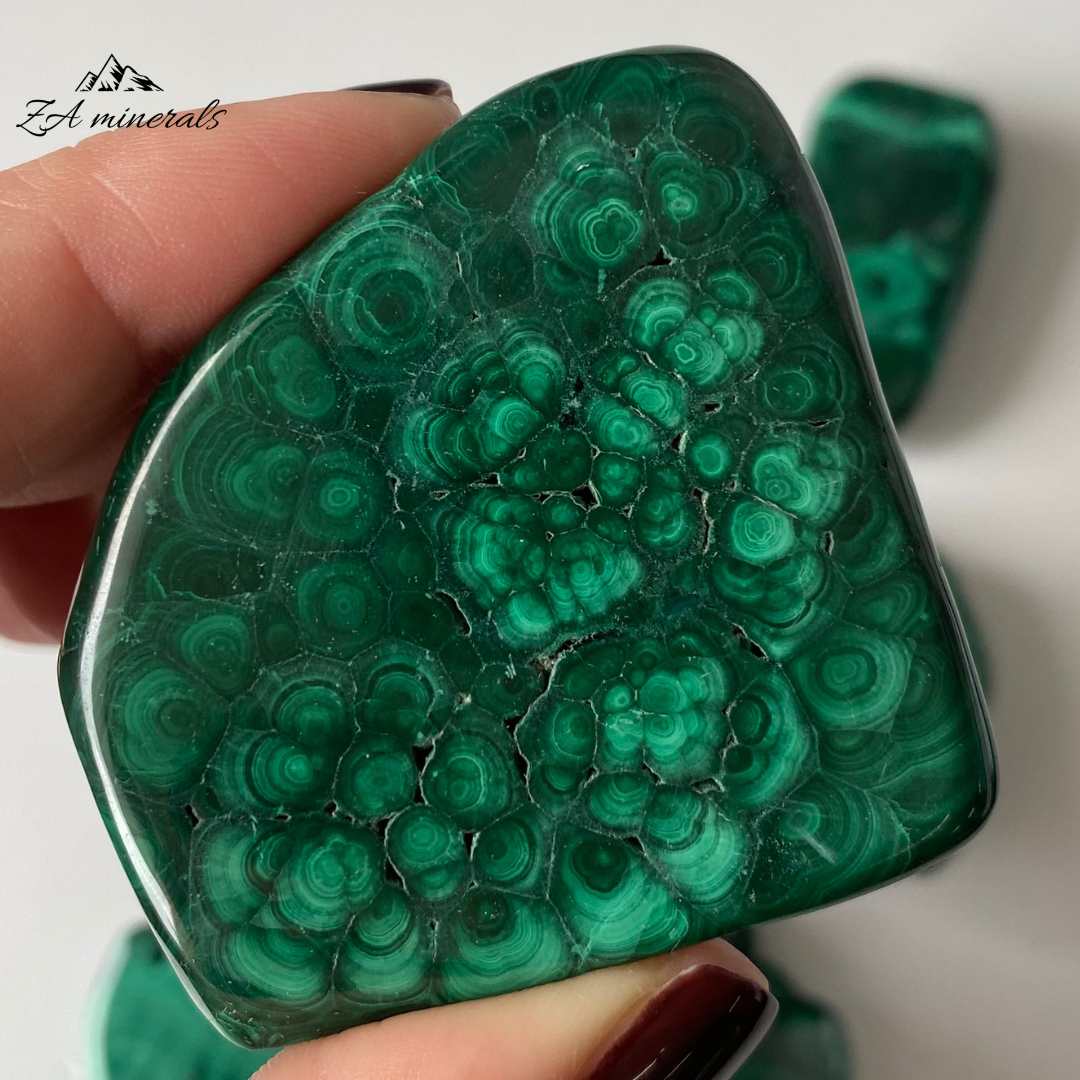 Polished Malachite Freeforms (x6) 0.409kg TT11