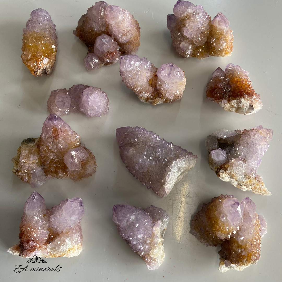 Amethyst Cactus Quartz (x12) 0.714kg RTS1