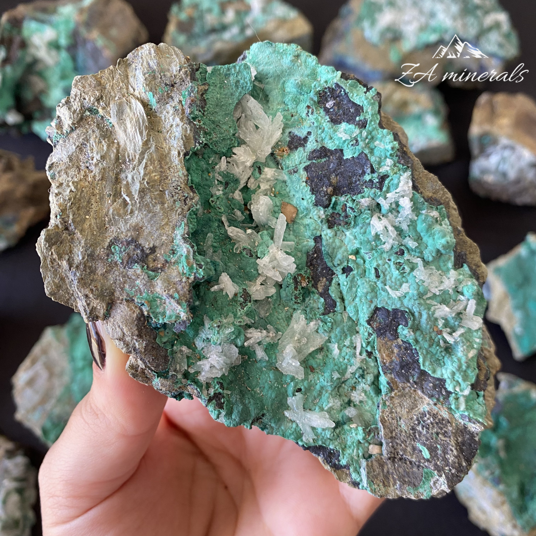 Baryte and Malachite (x16) 5kg CL3