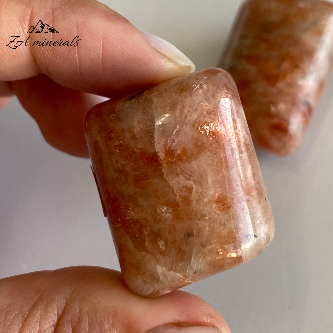 Polished Sunstone Tumble (x2) 0.052kg IQ19