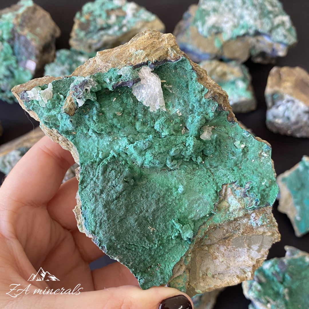 Baryte and Malachite (x16) 5kg CL3