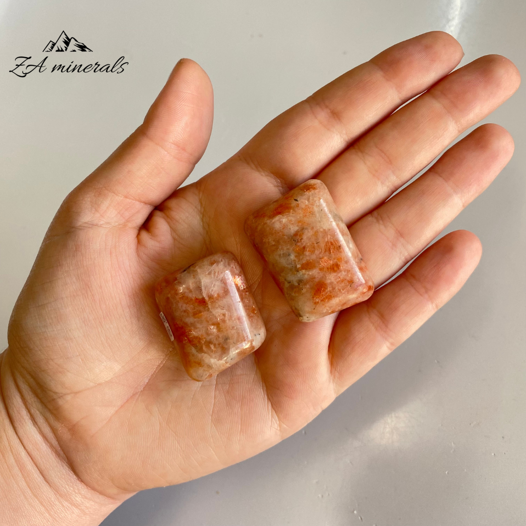 Polished Sunstone Tumble (x2) 0.052kg IQ19