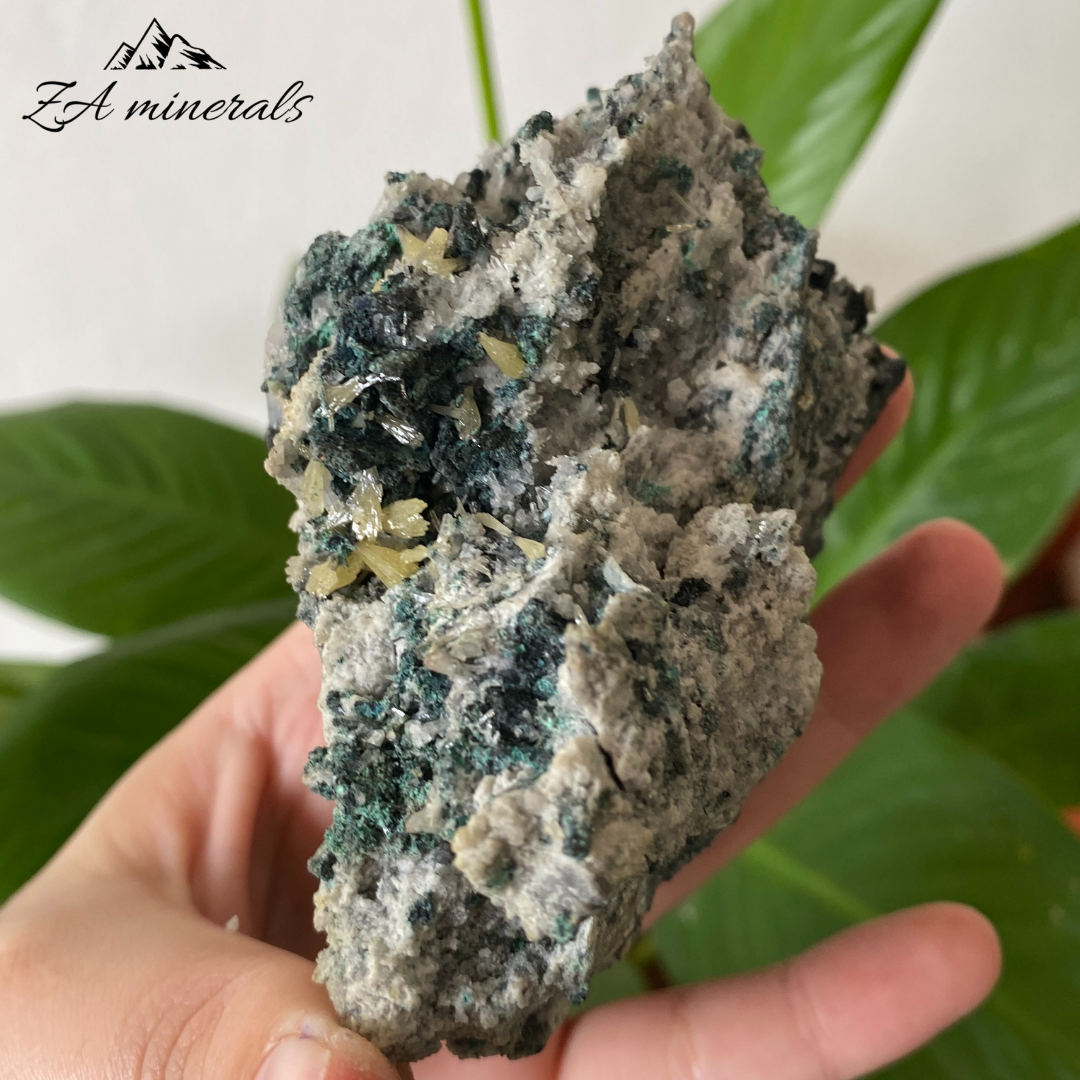 Mimetite, Willemite, Malachite 257g IE8