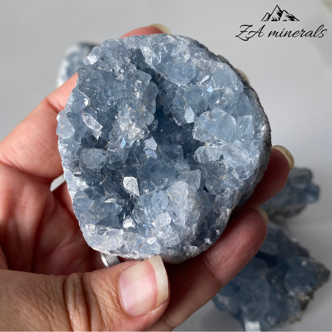 Celestite Clusters Madagascar (small) (6x) 1.2 kg