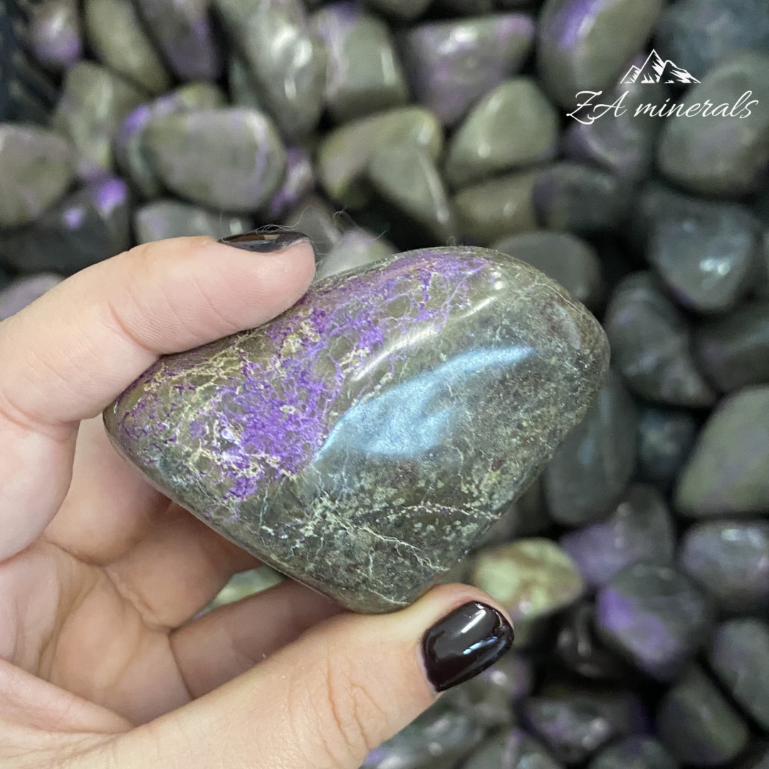 Polished Stichtite Serpentine 'Atlantisite' freeforms 15kg CL6