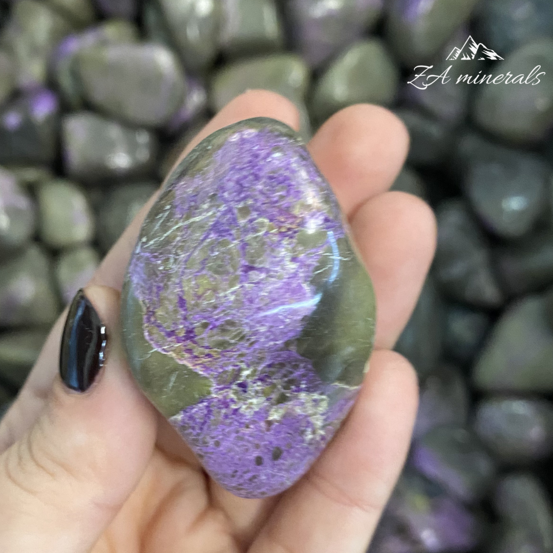 Polished Stichtite Serpentine 'Atlantisite' freeforms 15kg CL6