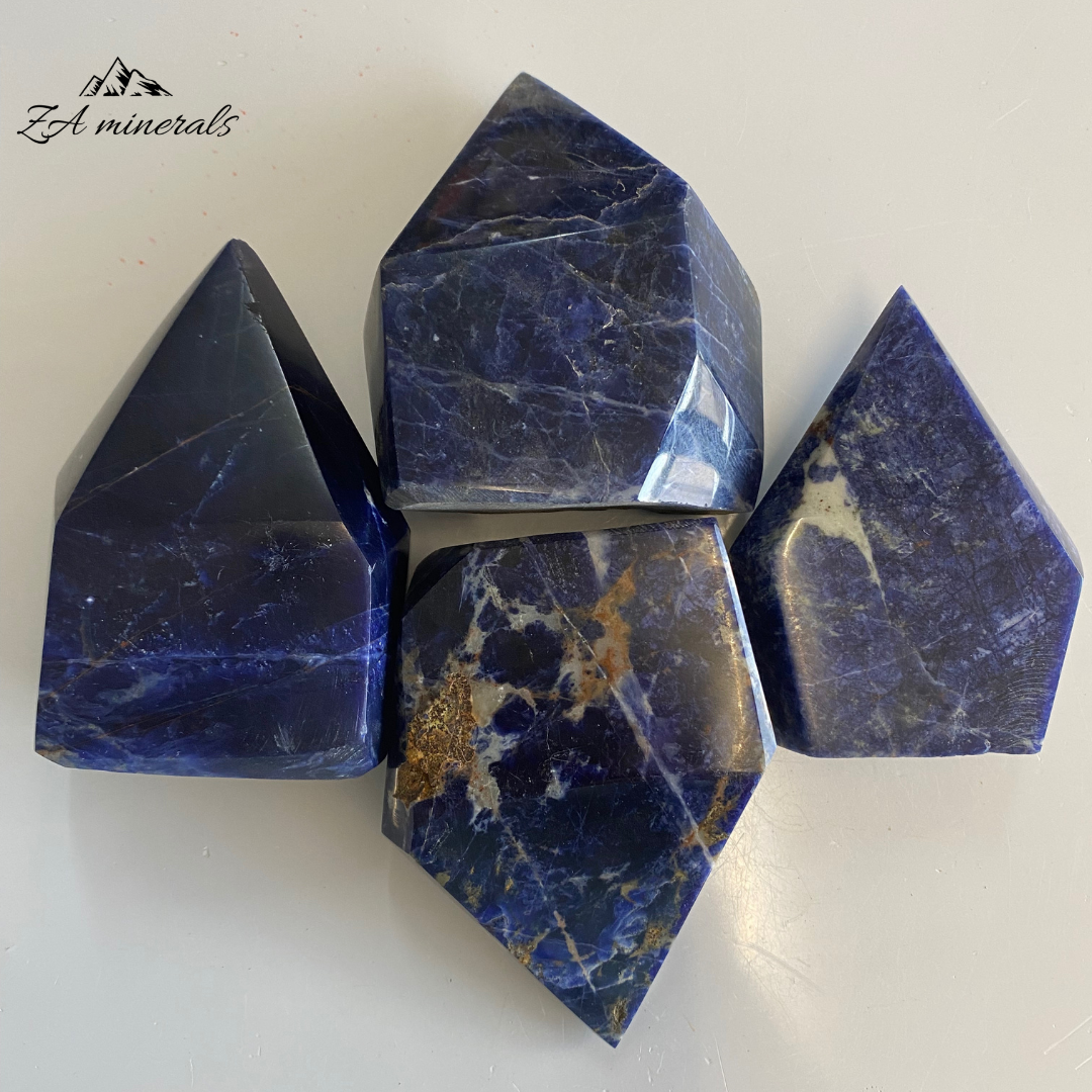 Polished Sodalite Freeform points 1kg