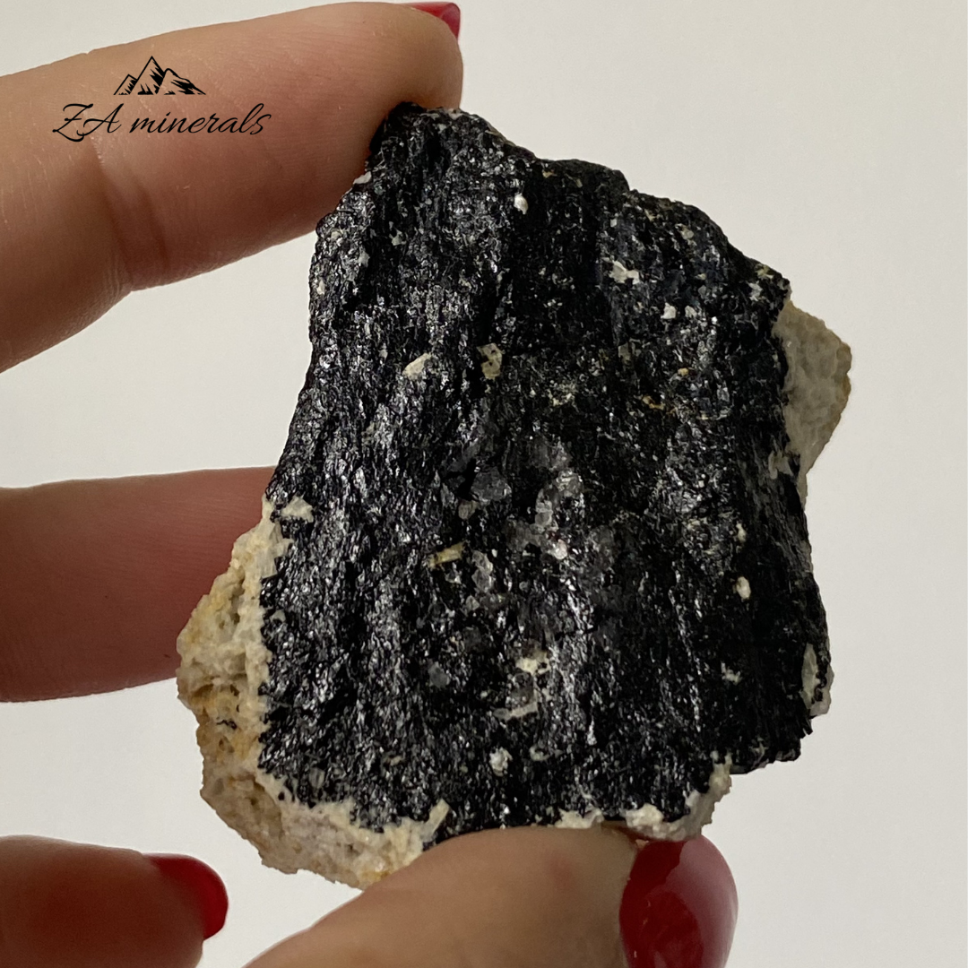 Black Tourmaline Hyalite Feldspar 0.047kg IY7