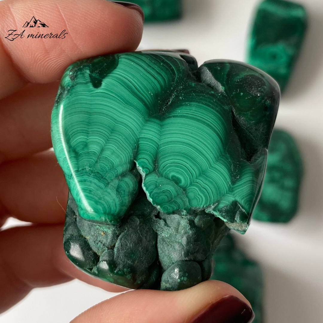 Polished Malachite Freeforms (x6) 0.409kg TT11