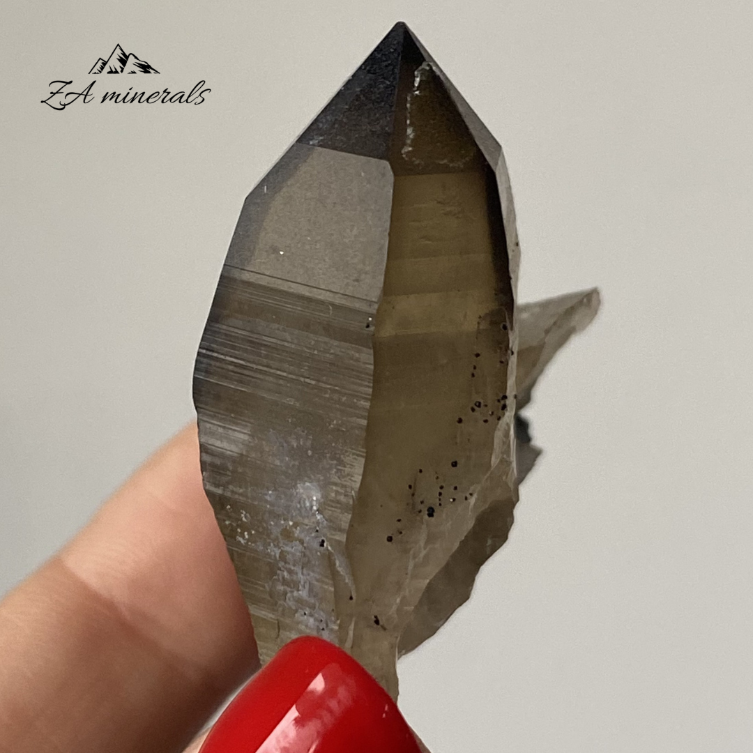 Black Tourmaline Smoky Quartz 0.021kg IY8
