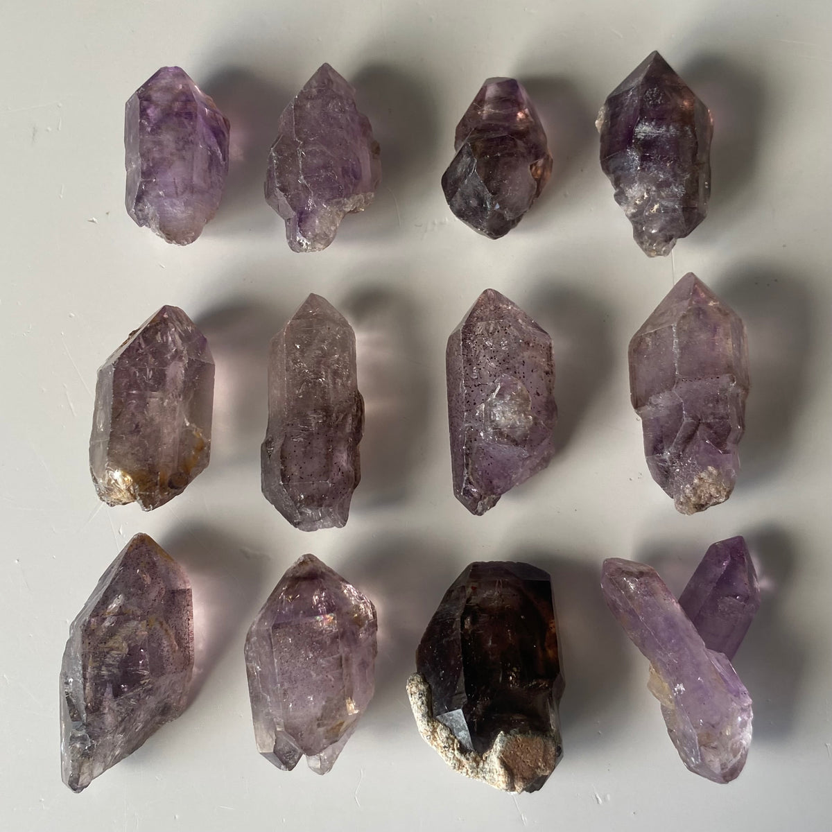 Shangaan Amethyst Quartz (x12) 0.096kg TT9
