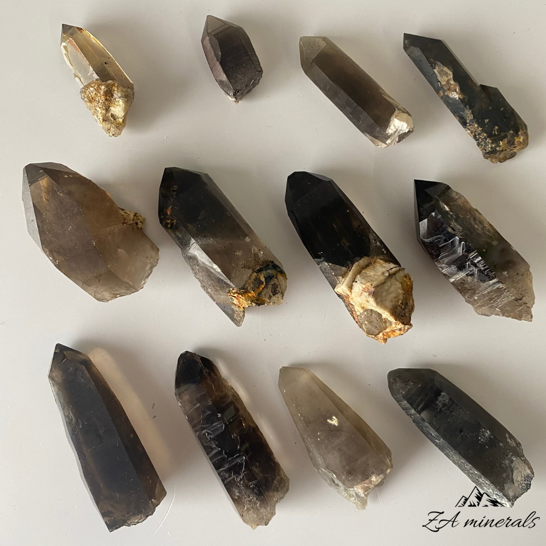 Smoky Quartz (x12) 0.402kg