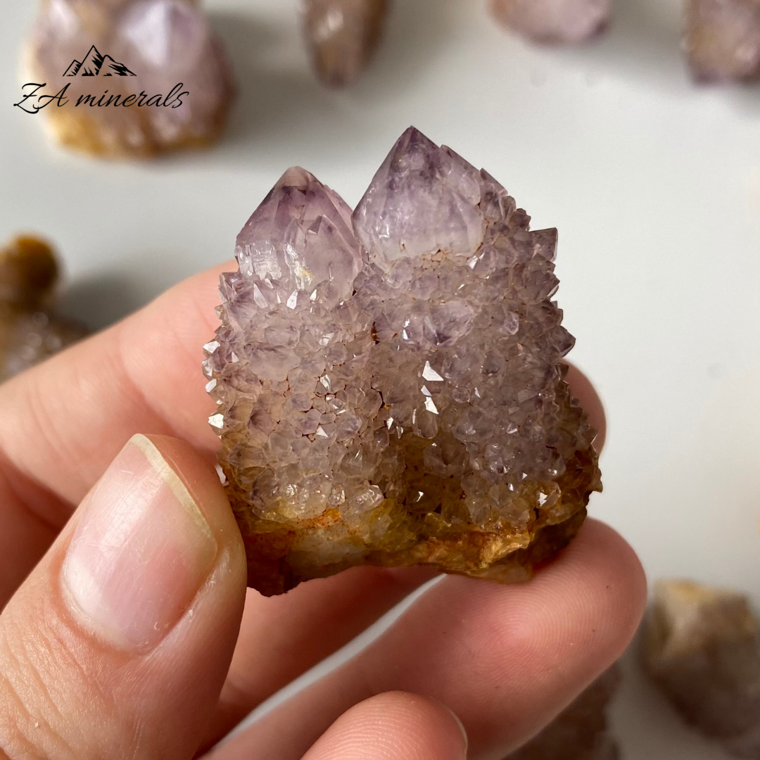 Amethyst Cactus Quartz (x12) 0.182kg