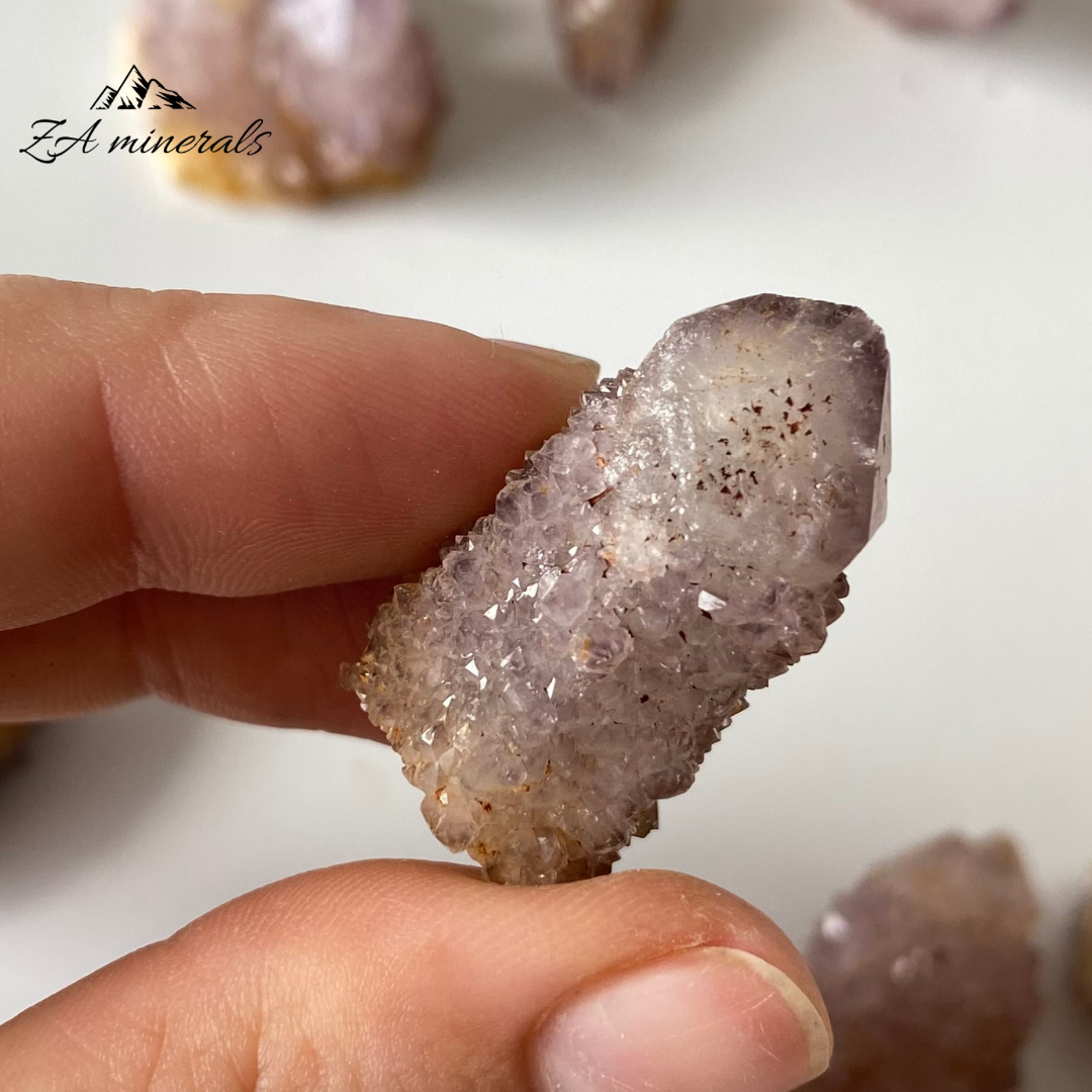 Amethyst Cactus Quartz (x12) 0.182kg