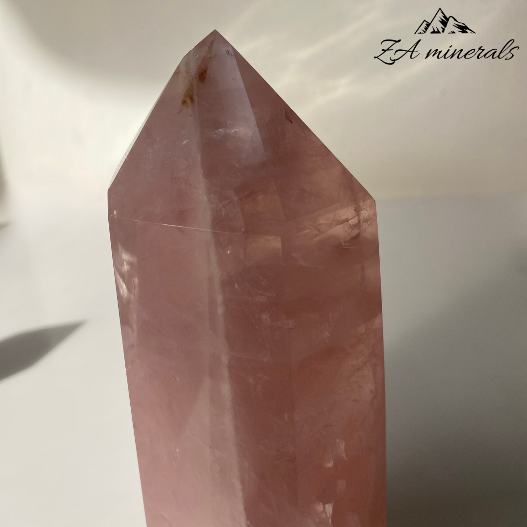 Polished Rose Quartz Tower (1x) 1.254kg