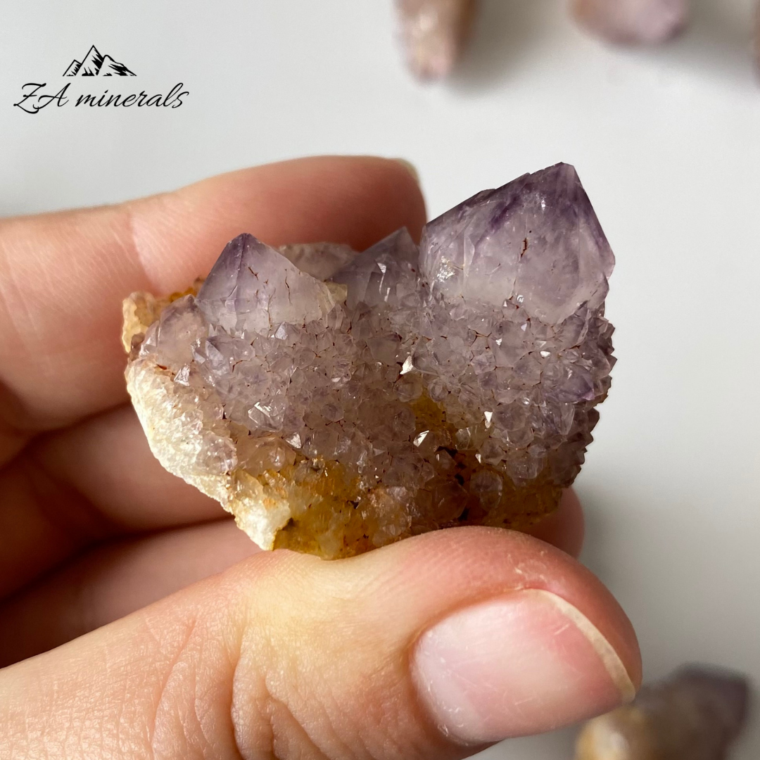 Amethyst Cactus Quartz (x12) 0.182kg