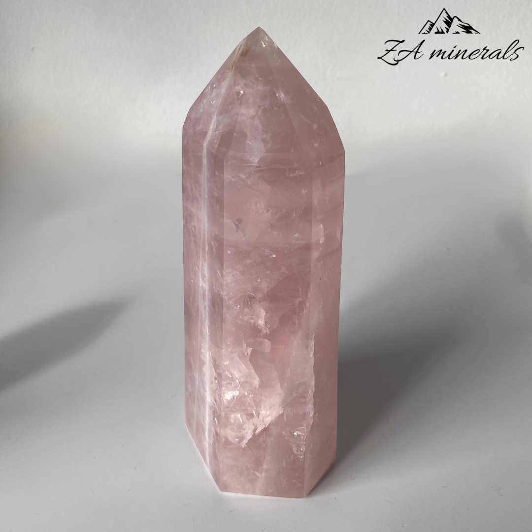 Polished Rose Quartz Tower (1x) 1.254kg