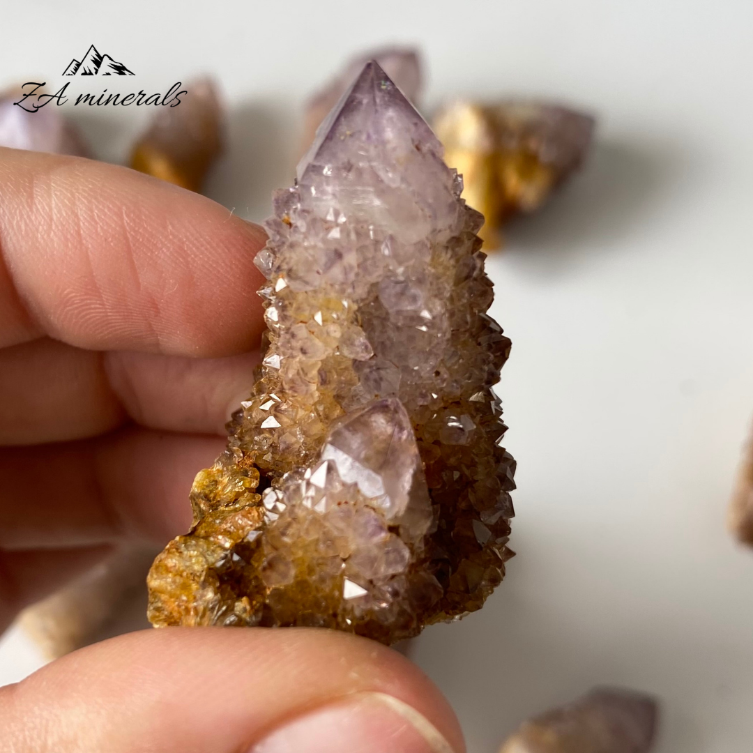 Amethyst Cactus Quartz (x12) 0.182kg