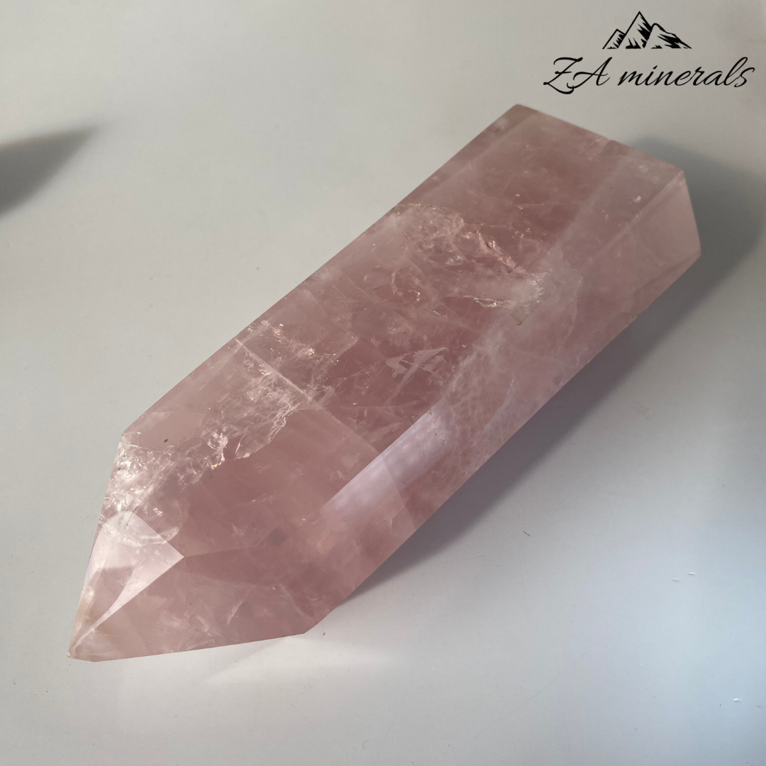 Polished Rose Quartz Tower (1x) 1.254kg