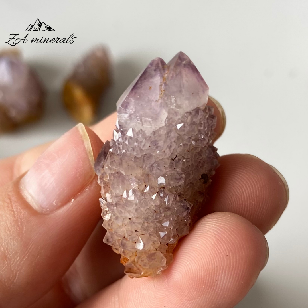 Amethyst Cactus Quartz (x12) 0.182kg