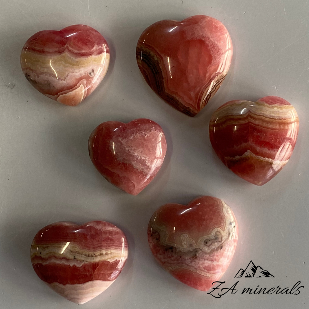 Rhodochrosite Heart Cabochon