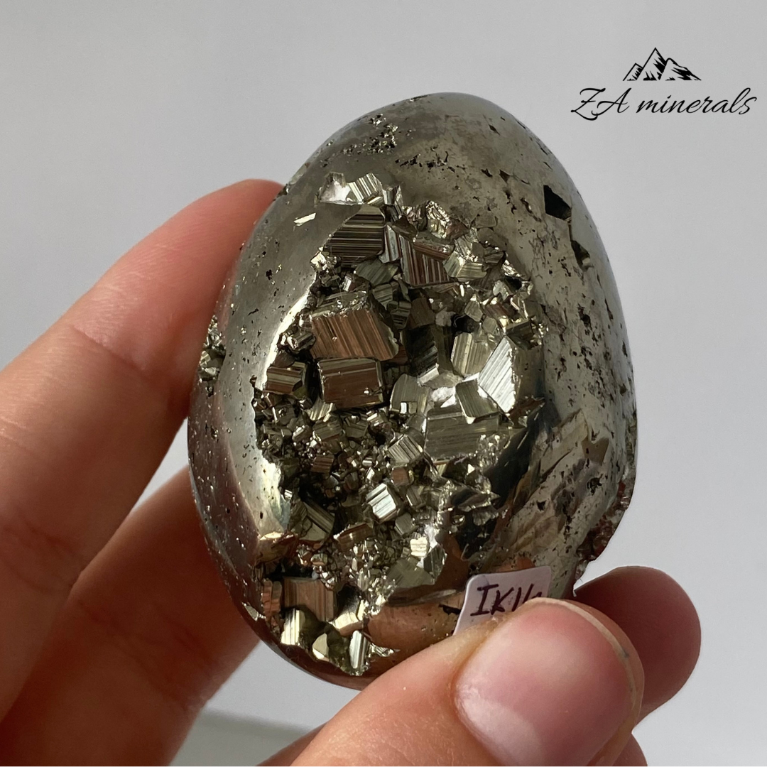Polished Pyrite Egg 0.169kg IK16