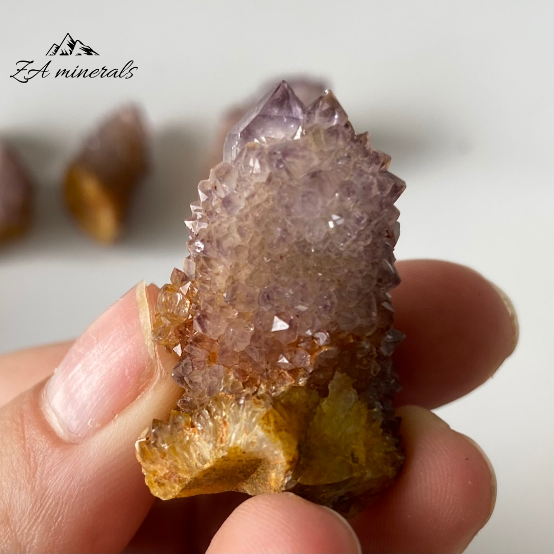 Amethyst Cactus Quartz (x12) 0.182kg