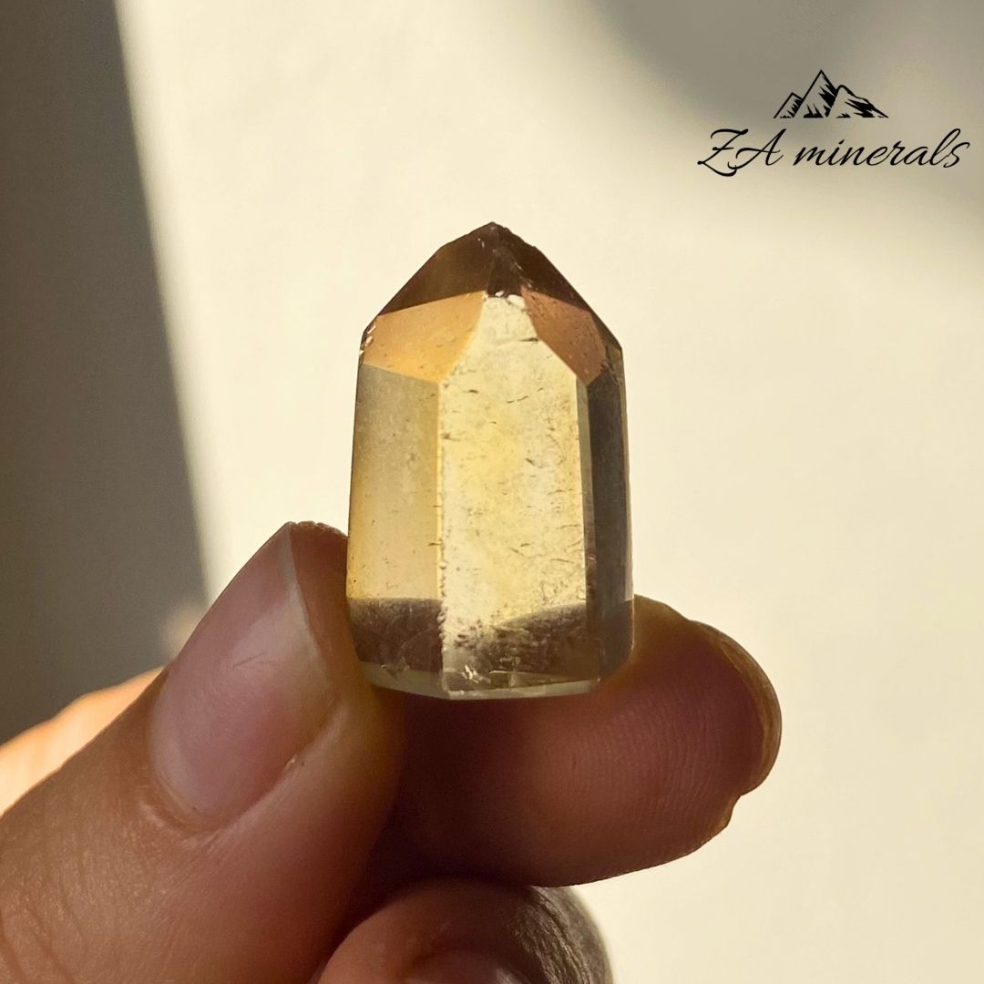 Polished Citrine Mini Tower Pair 0.014kg IZ17