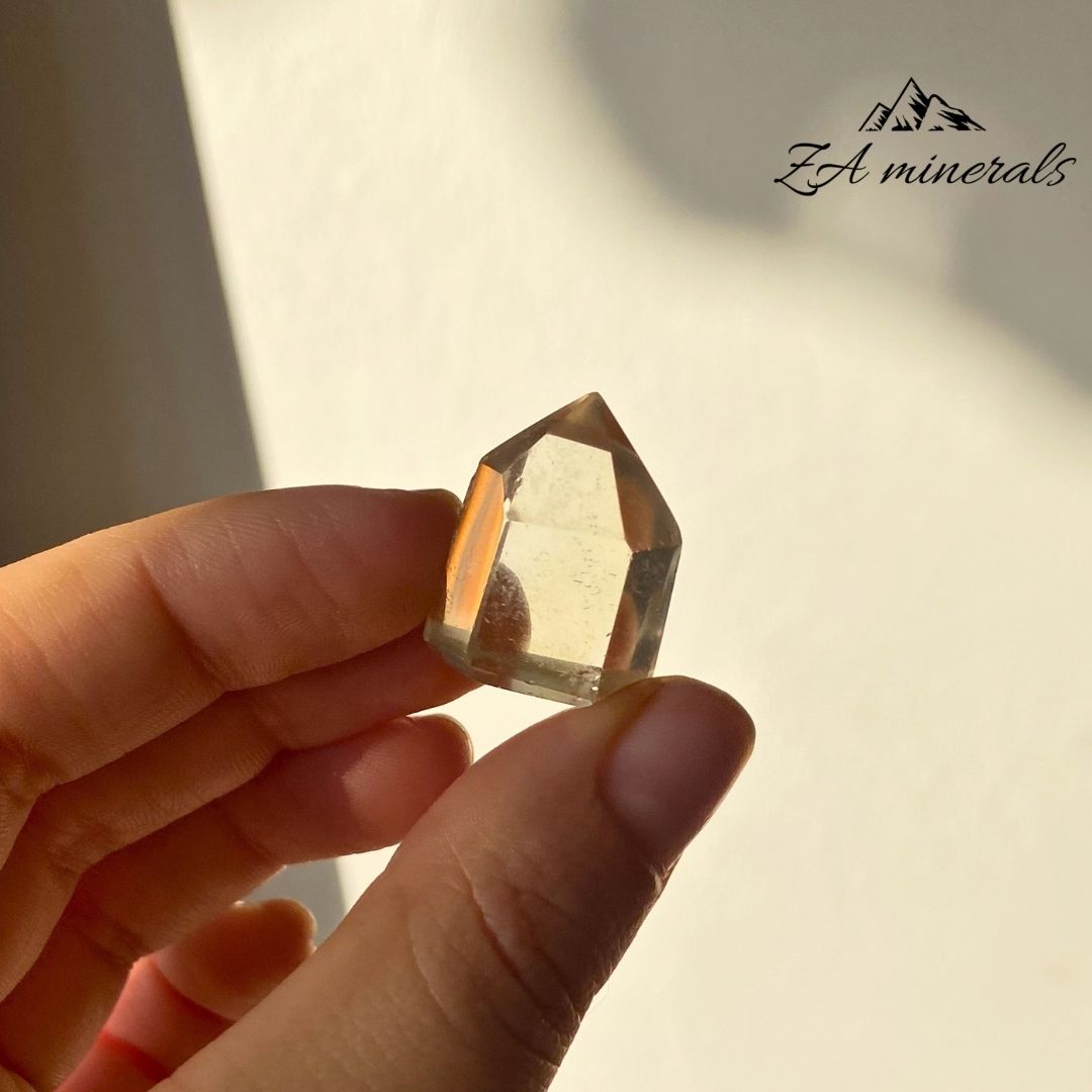 Polished Citrine Mini Tower Pair 0.014kg IZ17