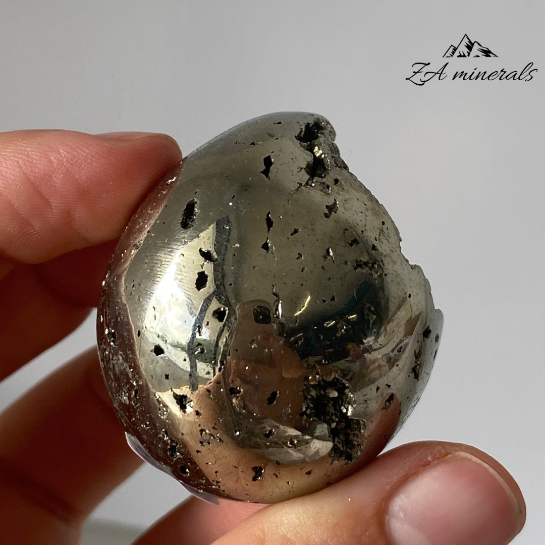 Polished Pyrite Egg 0.099kg IK17