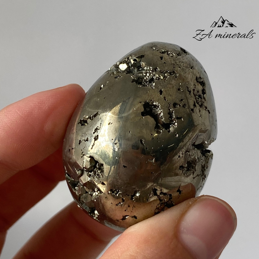 Polished Pyrite Egg 0.101kg IK18