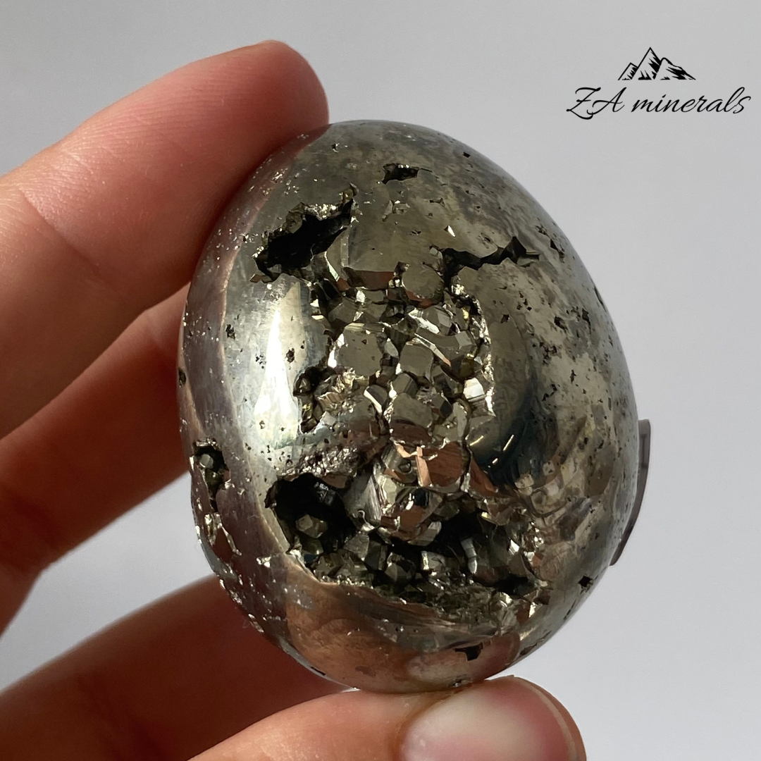 Polished Pyrite Egg 0.129kg IK19