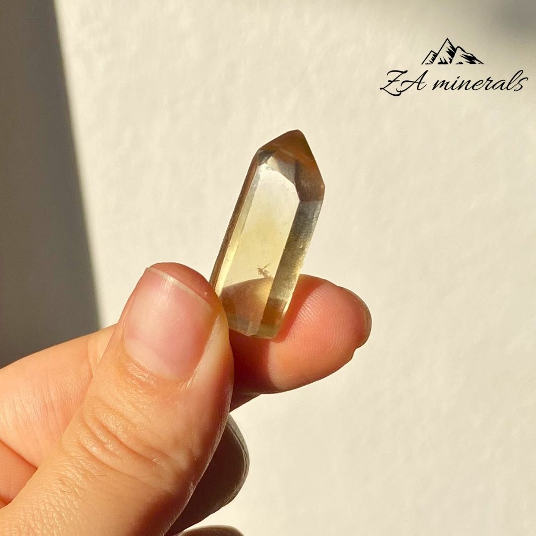 Polished Citrine Mini Tower Pair 0.014kg IZ18