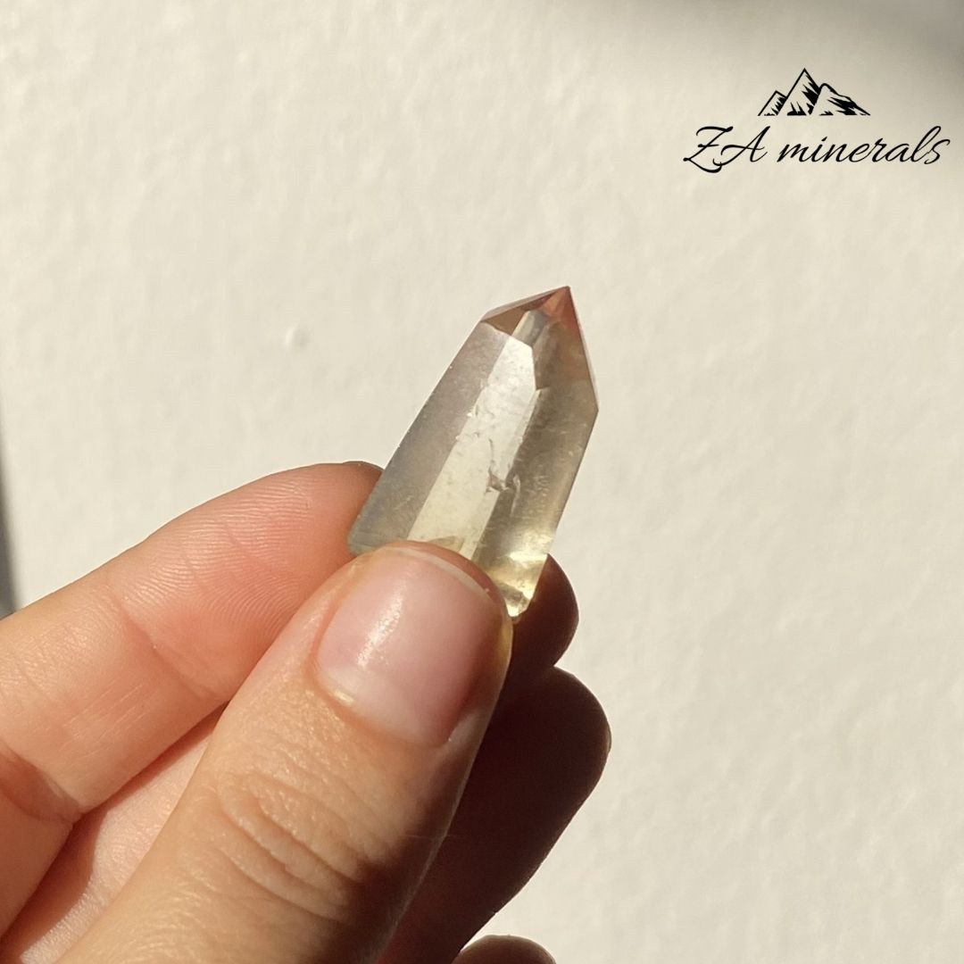 Polished Citrine Mini Tower Pair 0.014kg IZ19