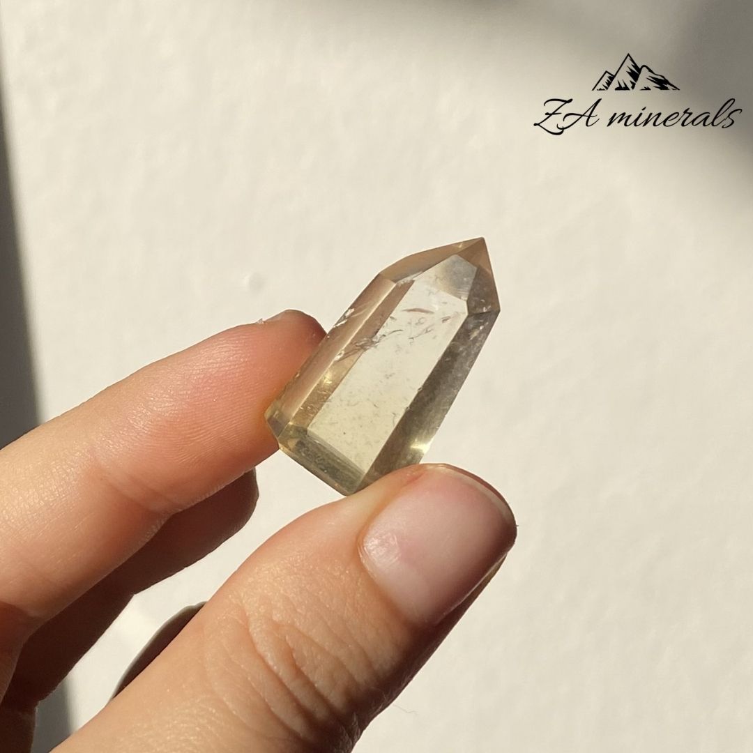 Polished Citrine Mini Tower Pair 0.014kg IZ19